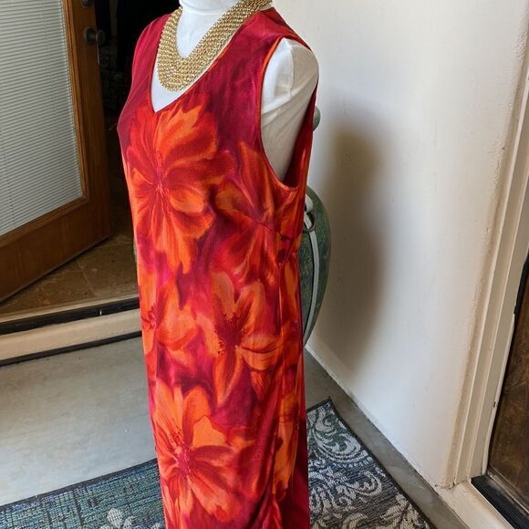 Karen Kane floral fully lined shift style dress size OX - Picture 3 of 11